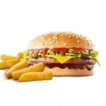 BBQ Smash Burger plate