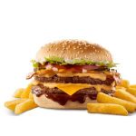 Double Cheese Burger King Menu