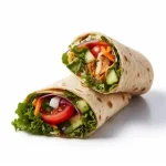 steers-veggie-wrap + chips + water