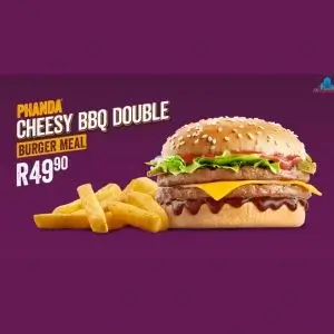 Steers Cheesy BBQ Double